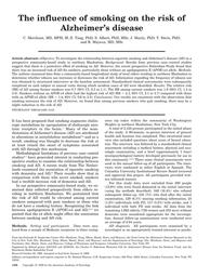 thumbnail for The influence of smoking on the risk of Alzhei.pdf