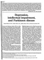 thumbnail for Depression, intellectual impairment, and Parki.pdf