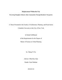 thumbnail for Xu Sheng-Yi_GSAPPUP_2018_Thesis.pdf