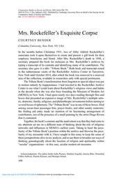 thumbnail for Bender Mrs Rockefellers Exquisite Corpse.pdf
