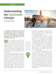 thumbnail for Article_Understanding the Sustainable Lifestyle.pdf