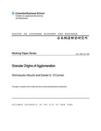 thumbnail for WP. 398 Granular Origins of Agglomeration.pdf