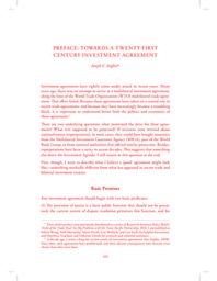 thumbnail for Preface Towards a Twenty First Century Investment Agreement.pdf