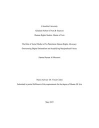 thumbnail for Fatima Hassan Al Mousawi Final Thesis - Fatima Al Mousawi.pdf