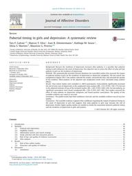 thumbnail for Galvao_Pubertal timing in girls and depression a systematic review.pdf