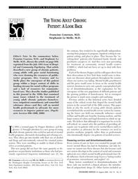 thumbnail for The young adult chronic patient - a look back..pdf