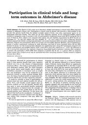 thumbnail for Albert-1997-Participation in clinical trials a.pdf