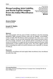 thumbnail for Group Lending, Joint Liability, and Social Capital.pdf