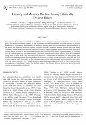 thumbnail for Literacy and Memory Decline.pdf