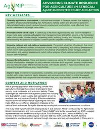 thumbnail for Advancing Climate Resilience for Agriculture in Senegal_AgMIP-Supported Policy and Action.pdf