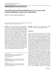 thumbnail for Lee_Mental disorders and mental health service use across Asian American subethnic groups in the United States..pdf