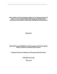 thumbnail for FanXianqi_GSAPPHP_2019_Thesis.pdf