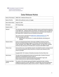 thumbnail for GRID3 COD - Settlement Names v6.0 Data Release Notes.pdf