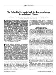 thumbnail for Devanand-1992-The Columbia University Scale fo.pdf