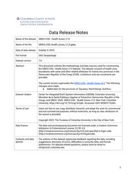 thumbnail for GRID3 COD - Health Zones v7.0 Data Release Notes.pdf