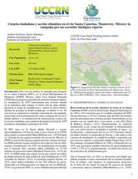 thumbnail for Ciencia ciudadana y acción climática en el río Santa Catarina, Monterrey, México_CSA_CS.pdf