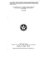 thumbnail for The Importance of Language_6-12-2017.pdf