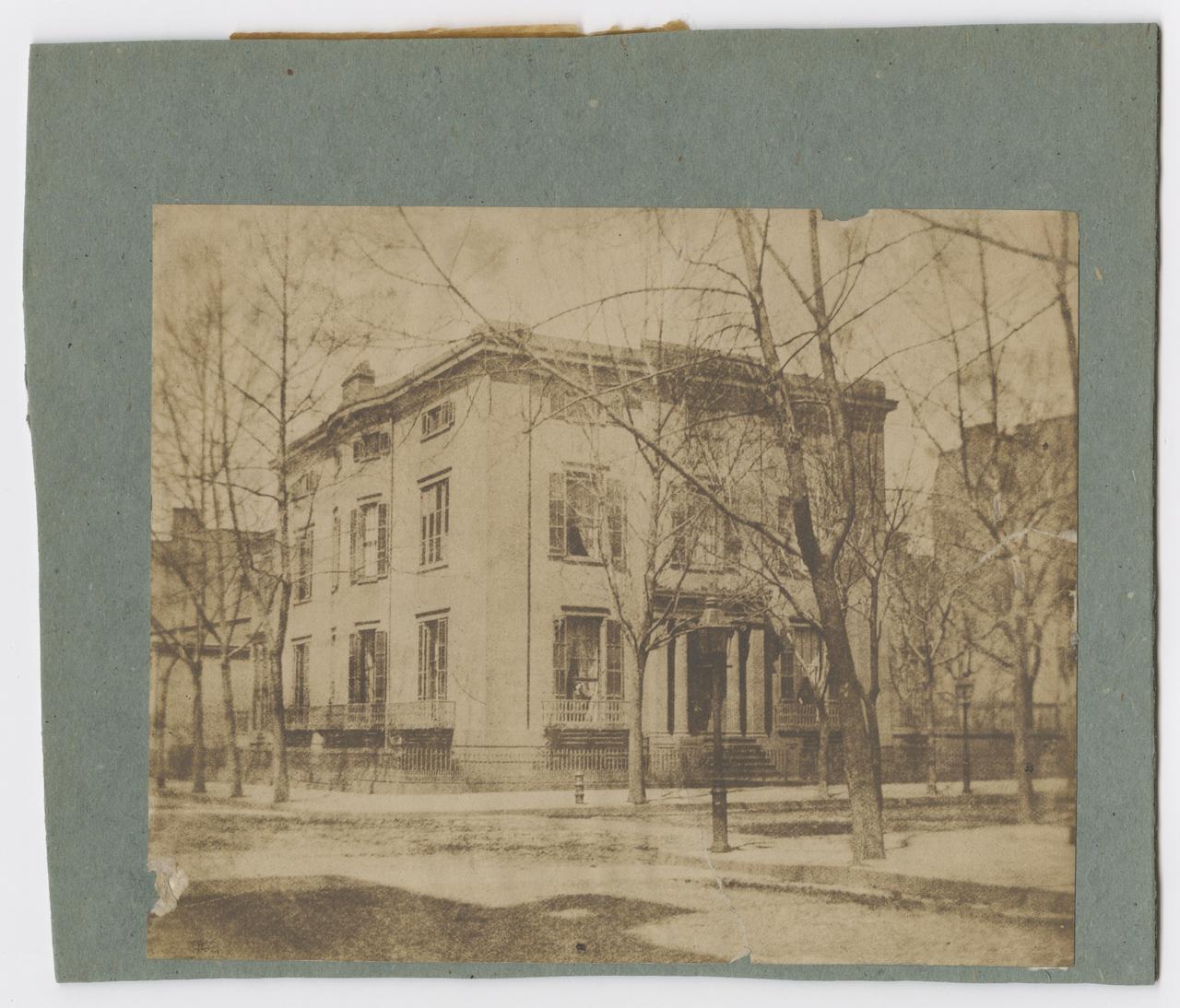 View of the De Rham House.