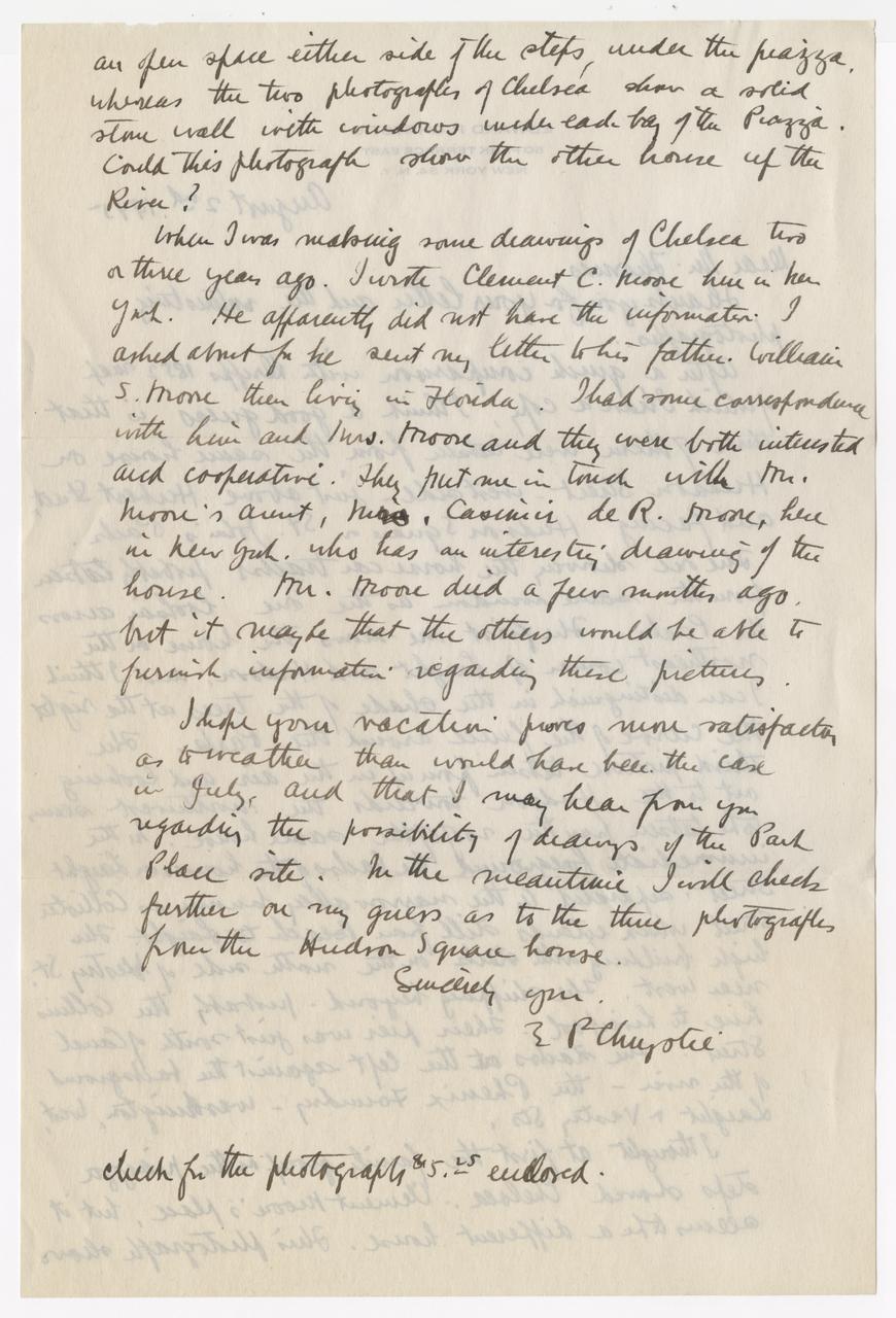 Handwritten letter.