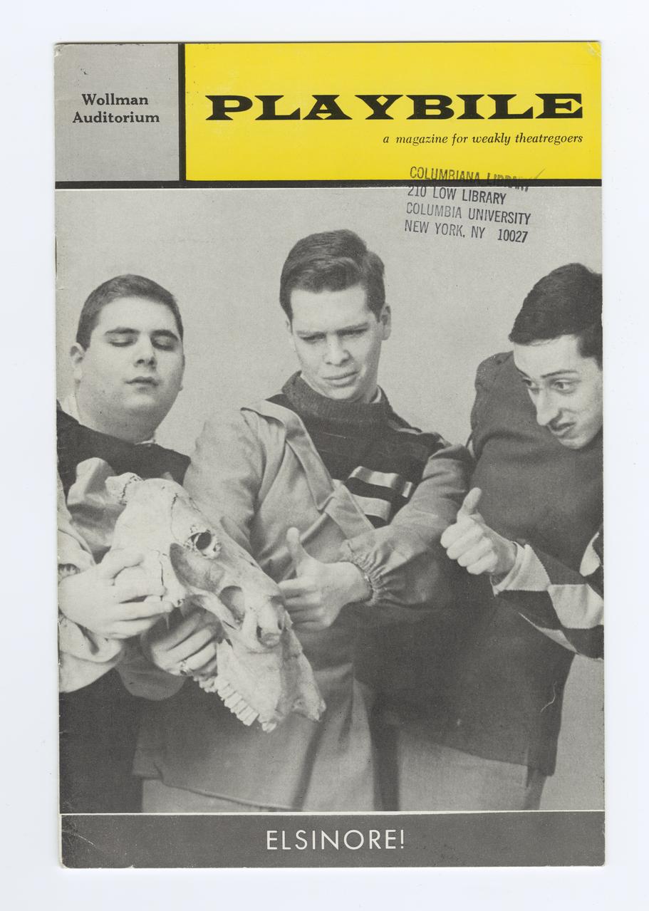 Cover of the Elsinore program made to look like an issue of Playbill magazine.